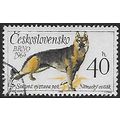 Mi 1543: 40 h. black/yellow World Dog Exhibitio...