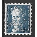 GERMANY 1959 40pf BLUE ALEXANDER VON HUMBOLDT S...
