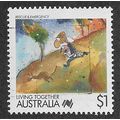 AUS 1988 $1.00 'LIVING TOGETHER - RESCUE AND EM...