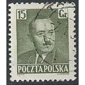 Mi 673: 15 gr. green Definitive Stamp: Presiden...