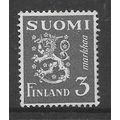 FINLAND 1930 LION 3M GREY SG 426 M / MINT