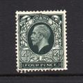 George V - 1934-36 - 4d Deep Grey-Green (sg445)...