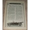 1914 Hudson Six-40 Car Ad, The Class Car Now!