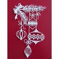 6 x Tattered Lace Die Cuts Art Deco Baubles