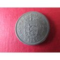 1960 QUEEN ELIZABETH II ENGLISH SHIELD ONE SHIL...