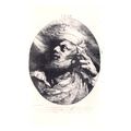 KING LEAR. painting from J.H. Mortimer . unused...