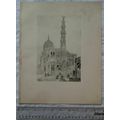 1905 illustration Cairo : The Tomb of Kait Bey ...
