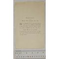 1893 flyer auction life policy Alliance Assuran...