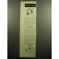 1957 First National Bank of Chicago Ad - Travel Quiz Where did Gypsies come from