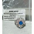 Sz7 Ring RBP3012 Nat Fusion Cornflower Blue Qua...