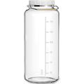 2 Gallon Glass Jar with Airtight Lid, Wide Mout...