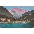 Schiffeinfahrt in Interlaken mit Heimwehfluh, c...