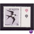 ST KITTS 1981 1c FRIGATE BIRD SG 53a U/M MINT