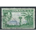 Jamaica 1938 SG126 3d Ultramarine & Green Fine ...