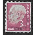 GER 1954 3DM ' PRES. HEUSS' FINE USED (EBID54-710)