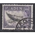 ADEN, 1953-63 1/- QEII, SG 63 (Scott #55a), used