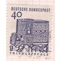 Germany 1964 - 40pf blue - trifels/pfalz - used
