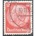 Germany 1934 - 12pf carmine - President Von Hin...