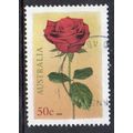 Australia 2008 Love Blooms - Red Rose 50c Sheet...