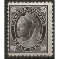 Canada 1897 SG142 1/2c Black (traces of gum) Mo...