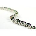 Mystic Fire Topaz, 925 Sterling Silver Bracelet...