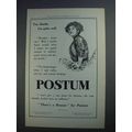 1912 Postum Cereal Ad - Yes, Thanks, I'm Quite ...