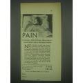1931 K.A. Hughes Salicon Ad - Pain