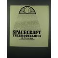 1966 Lockheed Missiles & Space Company Ad - Spacecraft Thermodynamics