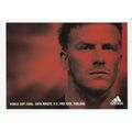 David Beckham Football Adidas Advertising Postcard