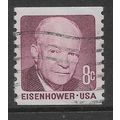 USA 1970 PROMINENT AMERICANS 8c MAROON DWIGHT D...
