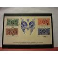 1935 CORONATION GEORGE V stamps, STAMP CARD unu...