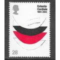 GB ENTENTE CORDIALE 28p USED 2004