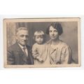 Man Lady & Child Studio Postcard Publisher Wm W...