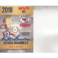 PATRICK MAHOMES II ROOKIE 2018 AUTOGRAPHED KANS...