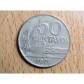 Brazil Brasil 1970 50 Centavos Coin