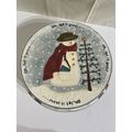 Christmas Cake Plate/Platter By Season Bright -...