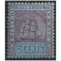 British Guiana 1905 SG243 5c Dull Purple & Blue...