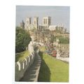 YORK MINSTER postcard 1988 postmark =
