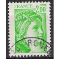 Mi 2089 y: 2 Fr. yellow-green Definitive Stamp:...