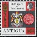 Antigua 1969 Tercentenary Parliament 50c Mounte...