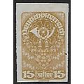 Mi 279 (*): 15 h. ochre Definitive Stamp: Posthorn