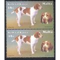 Malta 2001 - Maltese Gundog x2 - mint
