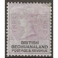Bechuanaland 1888 SG12 3d Lilac & Black Mounted...