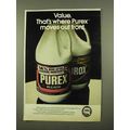 1975 Purex Bleach Ad - Moves Out Front