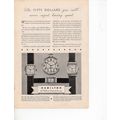 Hamilton Watch vintage magazine Print Ad Novemb...