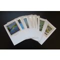 BENHAM PCM - SILK POSTCARD MINT YEAR SET 1983