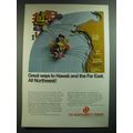 1969 Northwest Orient Ad - Great ways to Hawaii and the Far East.