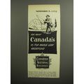 1952 Canadian National Railways Ad - Ask about Canada's 10 top maple leaf