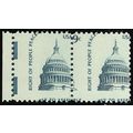 1591 Misperforated ERROR Pair - 9¢ U.S. Capital...