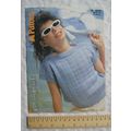 1986 Patons 8244 sleeveless top, cotton perle, ...
